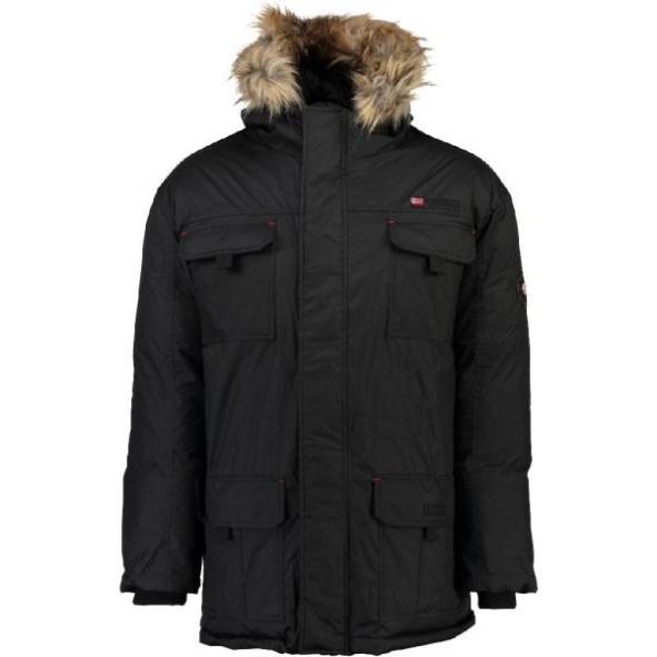 Geografische Noorse Parka De Hombre Active Negro Zwart
