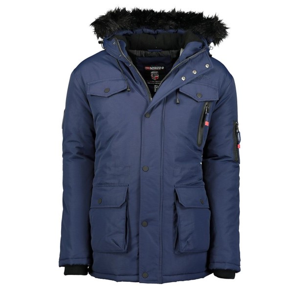 Geografische Noorwegen Parka De Hombre Alkaline Azul Marino Marineblauw