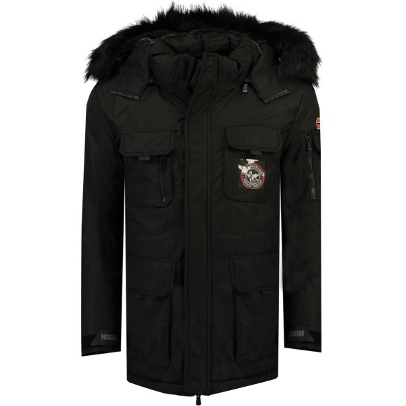 Parka De Hombre Arthur Negro Zwart Geografisch Noorwegen