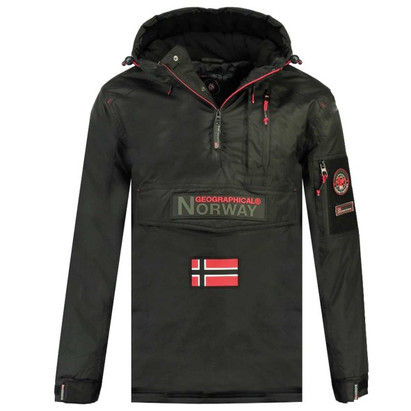 Geografische Noorwegen Parka De Hombre Barker Gris Oscuro Grijs