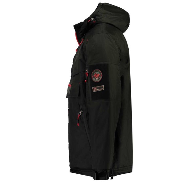 Geografische Noorwegen Parka De Hombre Barker Negro Zwart