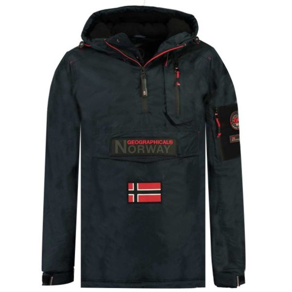 Geografische Noorwegen Parka De Hombre Barker Azul Marino Marineblauw