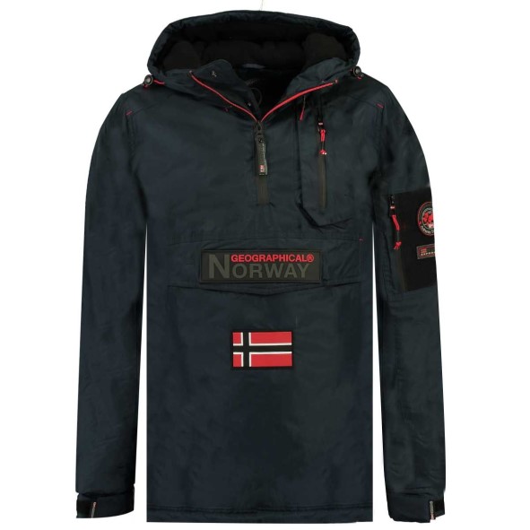 Geografische Noorwegen Parka De Hombre Barker Azul Marino Marineblauw