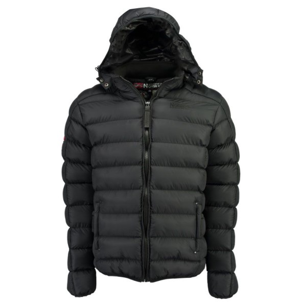 Geografische Noorwegen Parka De Hombre Balans Negro Zwart