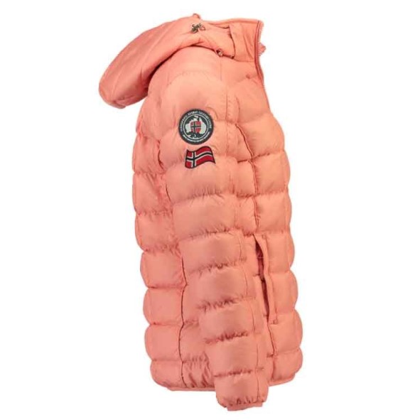 Geografisch Noorwegen Chaqueta De Mujer Barbouille Koraal Koraal