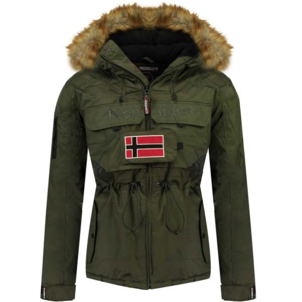 Geografische Noorwegen Parka De Hombre Bankje Caqui Kaki