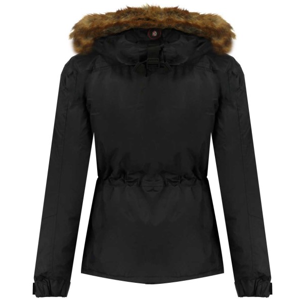 Geografische Noorwegen Parka De Hombre Bank Negro Zwart