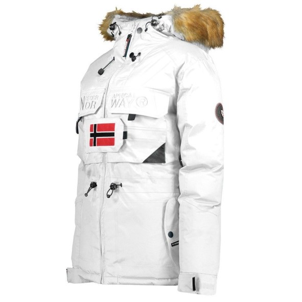 Geografische Noorwegen Parka De Mujer Bellaciao Blanco Wit