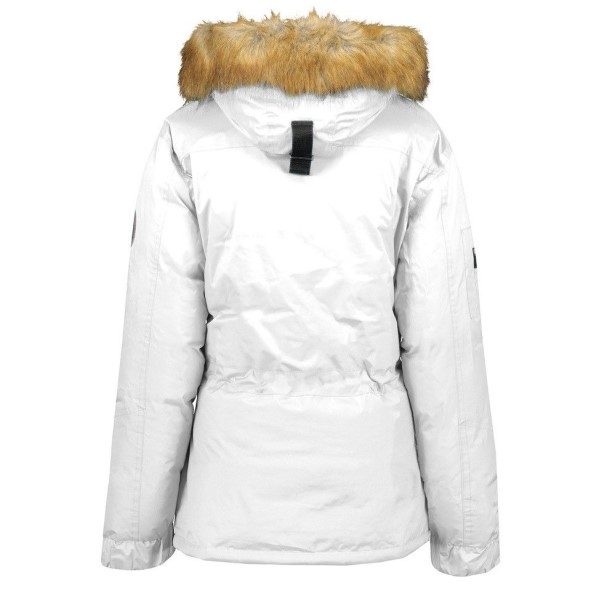 Geografische Noorwegen Parka De Mujer Bellaciao Blanco Wit
