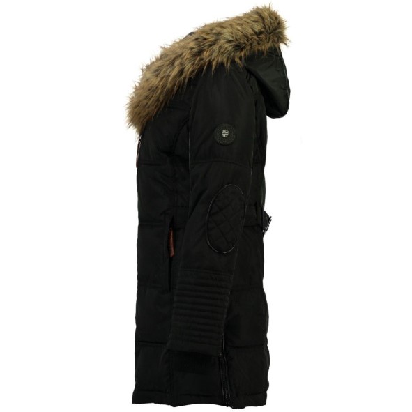 Geografische Noorwegen Parka De Mujer Mooi Zwart Zwart