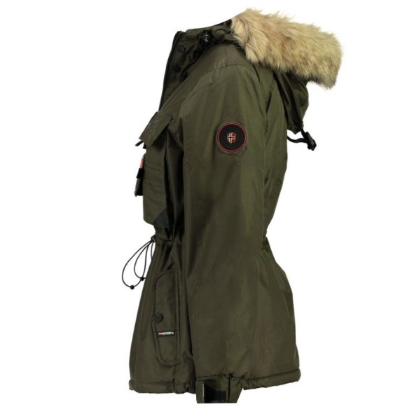 Geografische Noorwegen Parka De Mujer Bellaciao Caqui Kaki