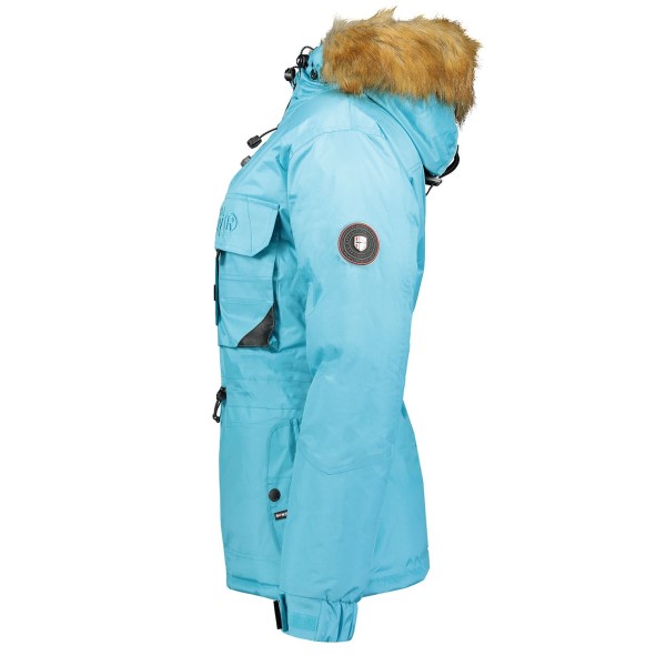 Geografische Noorwegen Parka De Mujer Bellaciao Turquesa Turkoois