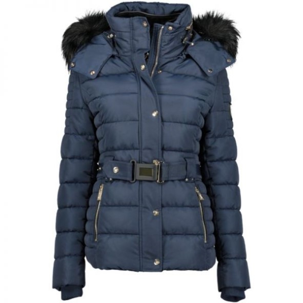 Geografische Noorwegen Parka De Mujer Bloed Azul Blauw