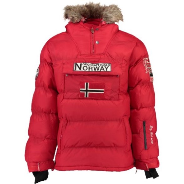 Geografisch Noorwegen Chaqueta De Niño Boker Rojo Rood