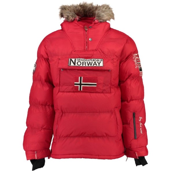 Geografisch Noorwegen Chaqueta De Niño Boker Rojo Rood