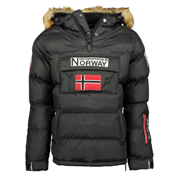 Geografisch Noorwegen Chaqueta De Niño Boker Negro Zwart