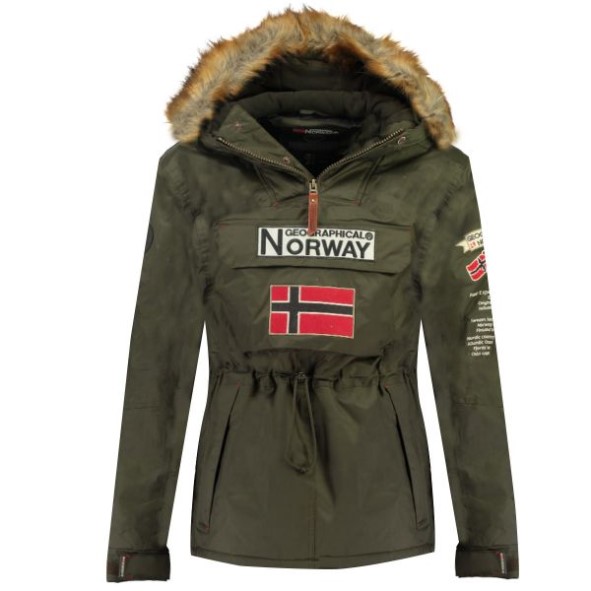 Geografische Noorwegen Parka De Hombre Boemerang Caqui Kaki