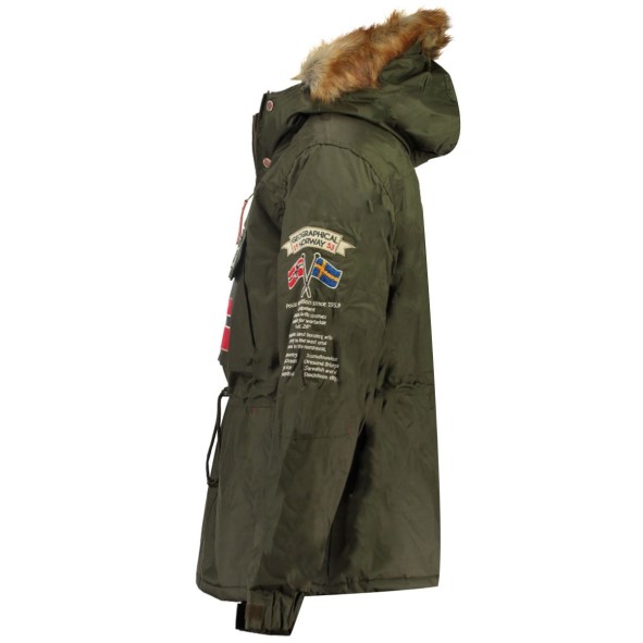 Geografische Noorwegen Parka De Hombre Boemerang Caqui Kaki