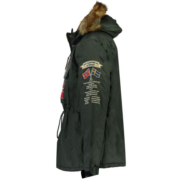 Geografische Noorse Parka De Hombre Boemerang Gris Oscuro Grijs