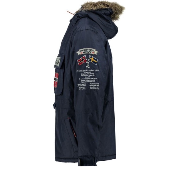 Geografische Noorwegen Parka De Hombre Boemerang Azul Marino Marine