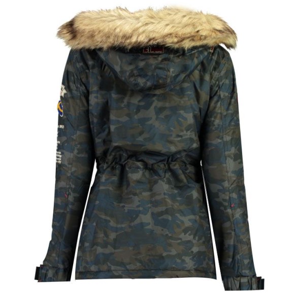 Geografische Noorwegen Parka Mujer Boomera Cam0 Azul Marino Marineblauw