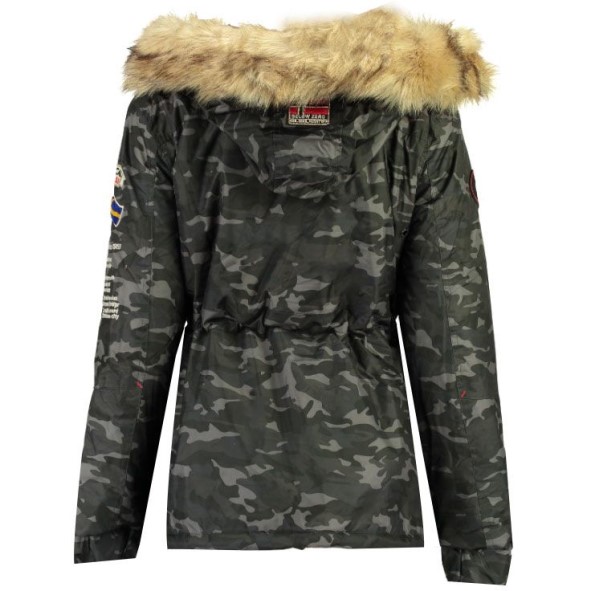 Geografische Noorwegen Parka Mujer Boomera Cam0 Negro Zwart