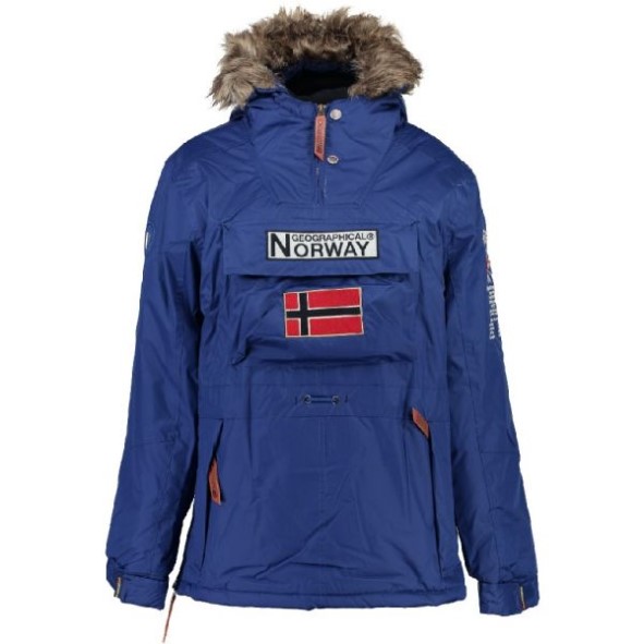 Geografische Noorwegen Parka De Hombre Boemerang Azul Eléctrico Blauw
