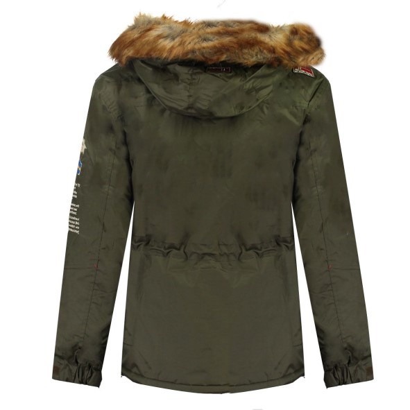 Geografische Noorwegen Parka De Niño Boemerang Caqui Kaki