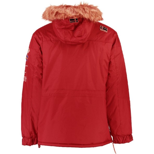 Geografische Noorwegen Parka De Niño Boemerang Rojo Rood