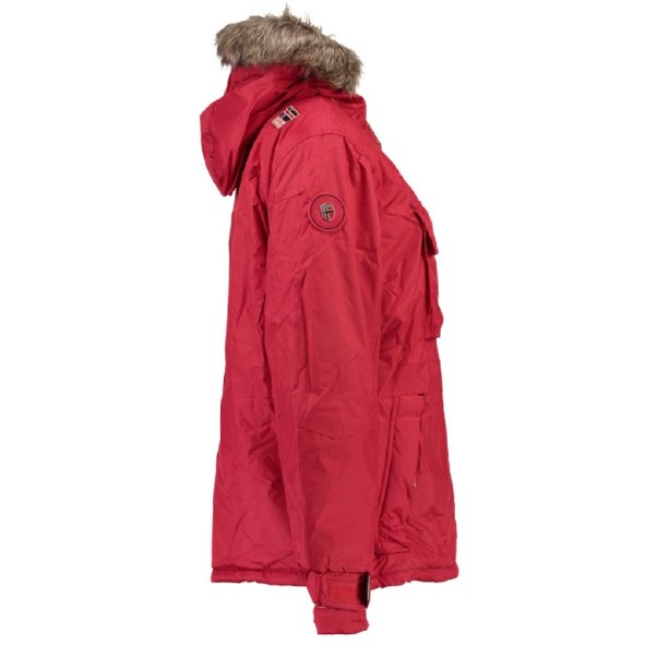 Geografische Noorwegen Parka De Niño Boemerang Rojo Rood