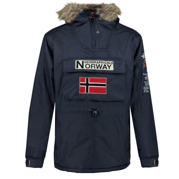 Geografische Noorwegen Parka De Niño Boemerang Azul Marino Navy