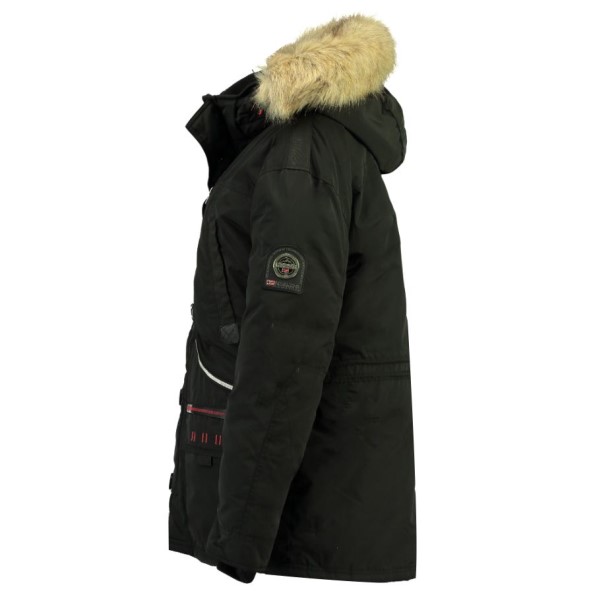 Geografische Noorwegen Parka De Hombre Carnaval Negro Zwart