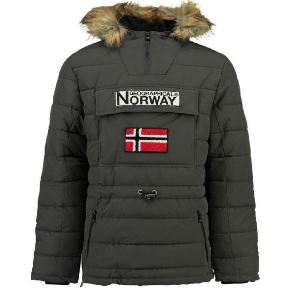 Geografisch Noorwegen Chaqueta De Hombre Casimodo Gris Oscuro Grijs
