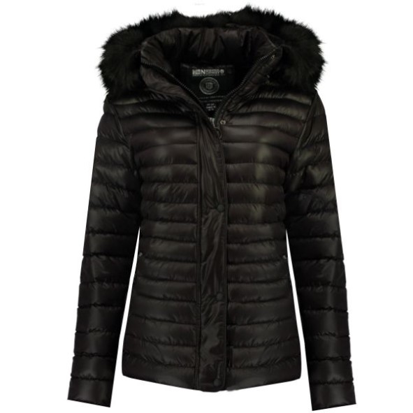 Geografische Noorwegen Parka De Mujer Darmon Negro Zwart