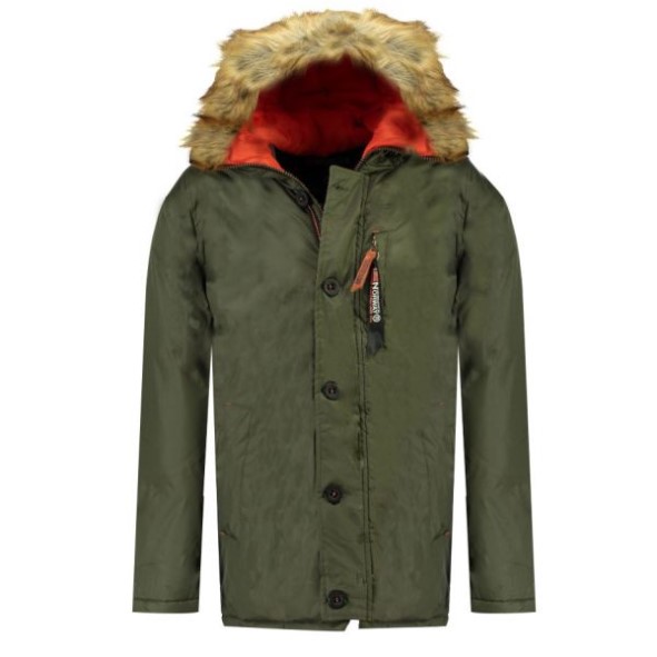 Chaqueta De Hombre Darwin Caqui Kaki Geografisch Noorwegen