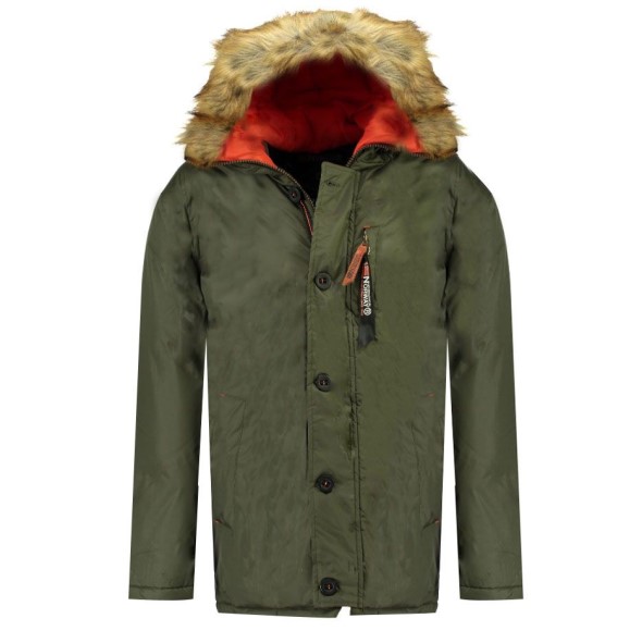 Chaqueta De Hombre Darwin Caqui Kaki Geografisch Noorwegen