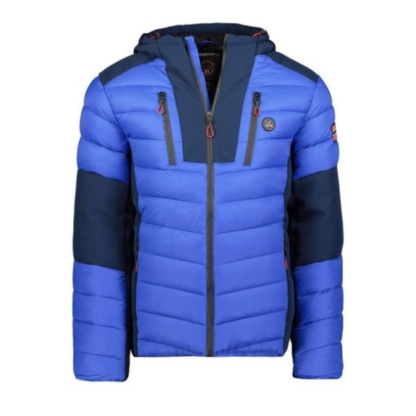 Geografische Noorwegen Parka De Hombre Doysun Azul Eléctrico Blauw