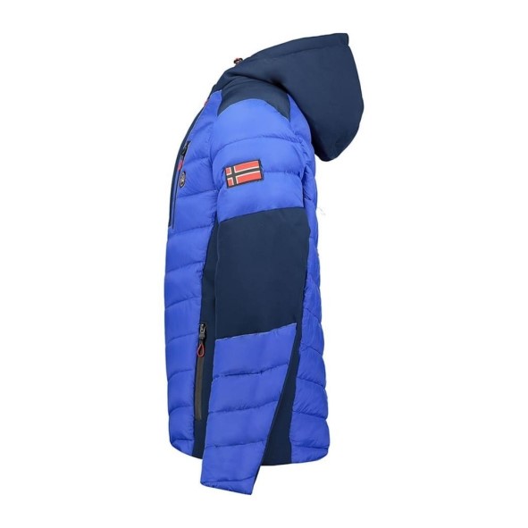Geografische Noorwegen Parka De Hombre Doysun Azul Eléctrico Blauw