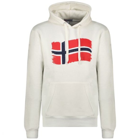 Geografisch Noorwegen Sudadera De Hombre Florent Blanco Wit