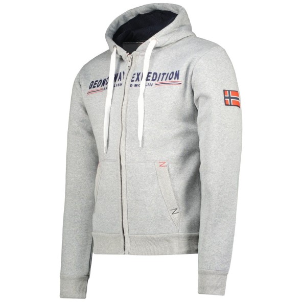 Geografisch Noorwegen Gasille Hombre Gris Claro Grijs