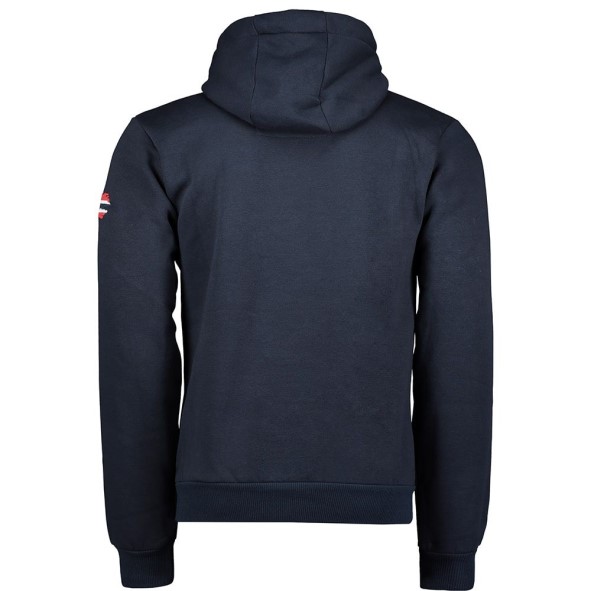 Geografisch Noorwegen Guitre Hombre Azul Marino Marine