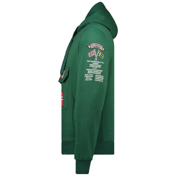Geografisch Noorwegen Sudadera De Hombre Gymles Verde Oscuro Oscuro