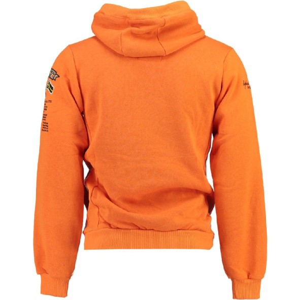 Geografisch Noorwegen Sudadera De Hombre Gymles Naranja Oranje