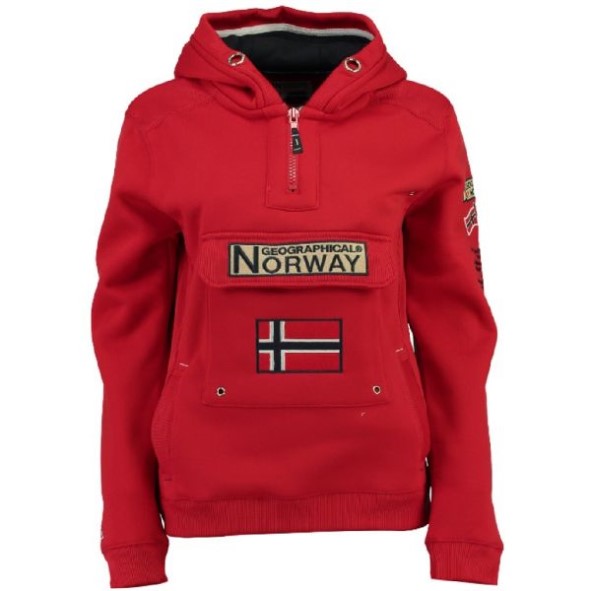 Geografisch Noorwegen Sudadera De Hombre Gymles Rojo Rood
