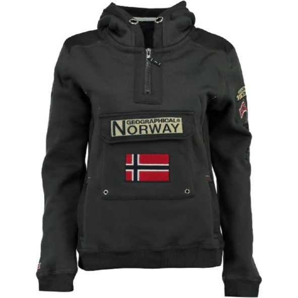 Geografisch Noorwegen Sudadera De Hombre Gymles Gris Oscuro Grijs