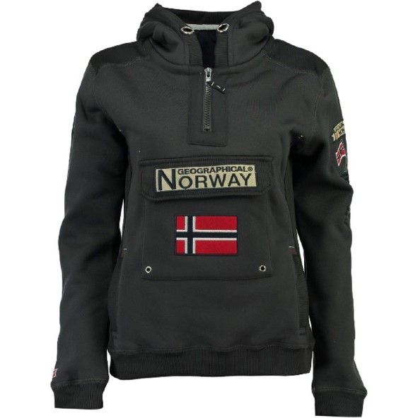 Geografisch Noorwegen Sudadera De Hombre Gymles Gris Oscuro Grijs