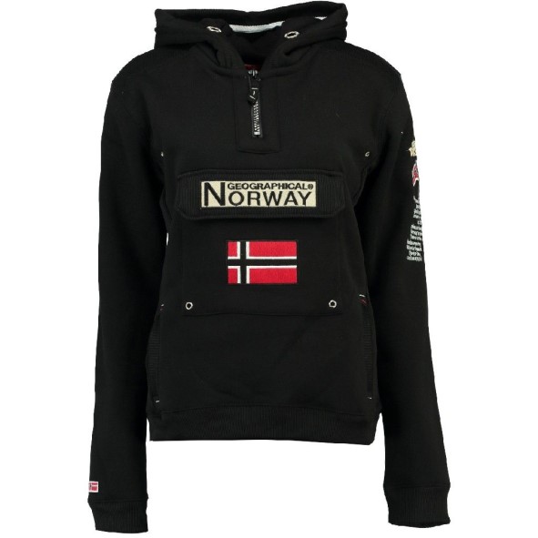 Geografisch Noorwegen Sudadera De Hombre Gymles Negro Zwart