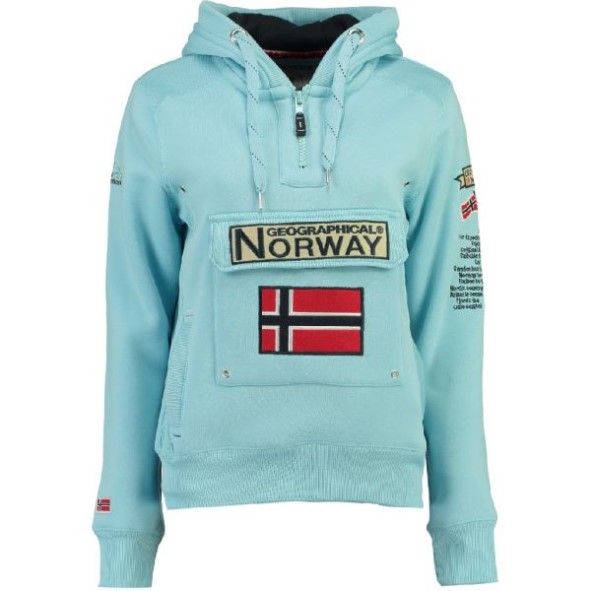 Geografisch Noorwegen Sudadera De Mujer Gymles Azul Cielo Blauw