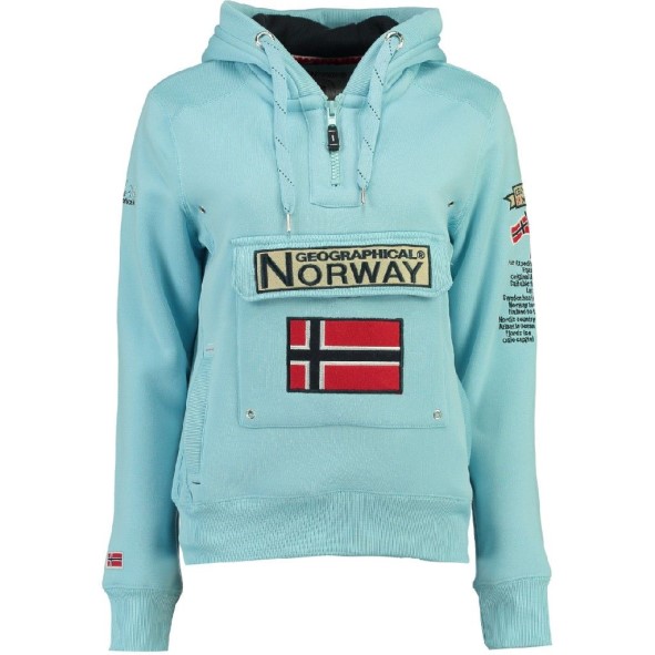 Geografisch Noorwegen Sudadera De Mujer Gymles Azul Cielo Blauw
