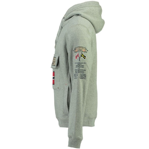 Geografisch Noorwegen Sudadera De Mujer Gymles Gris Claro Grey